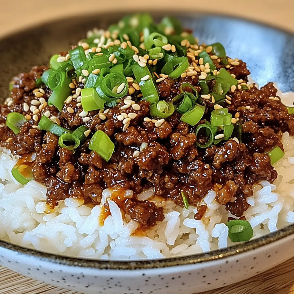 Crispy Honey Garlic Ground Beef Rice Bowl for Busy Nights
