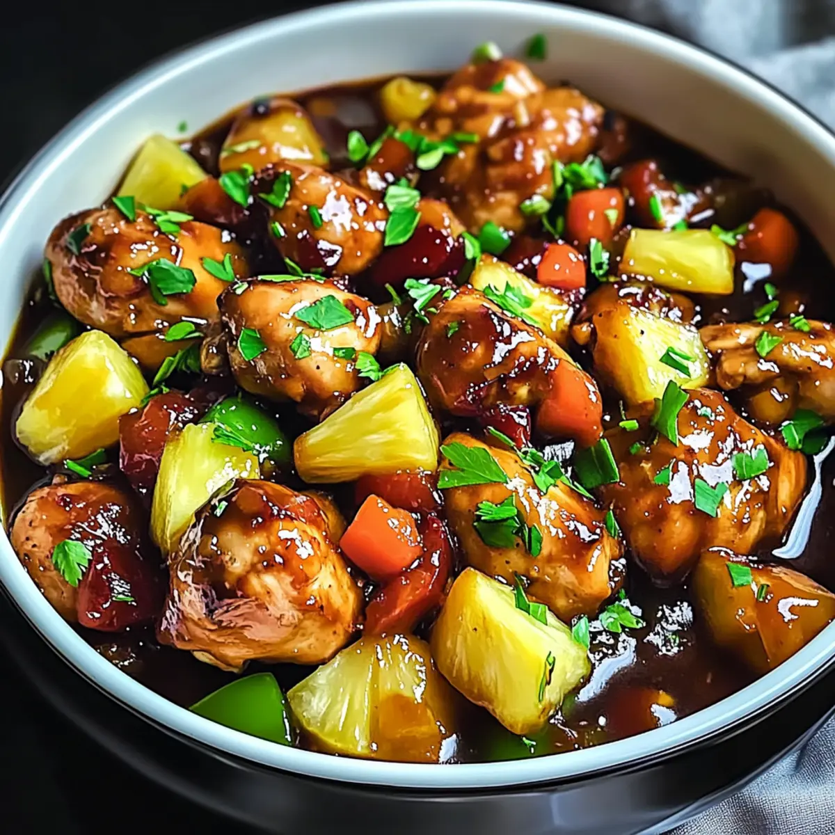 Sweet Hawaiian Crockpot Chicken for Effortless Family Dinners