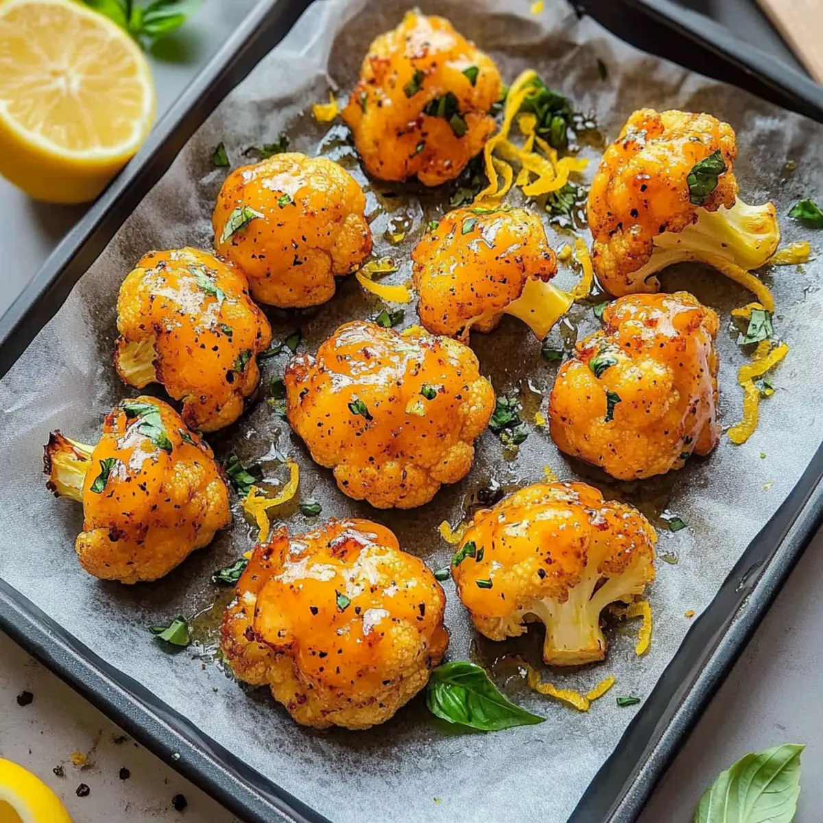 Lemon Pepper Glazed Cauliflower That Will Wow Your Taste Buds