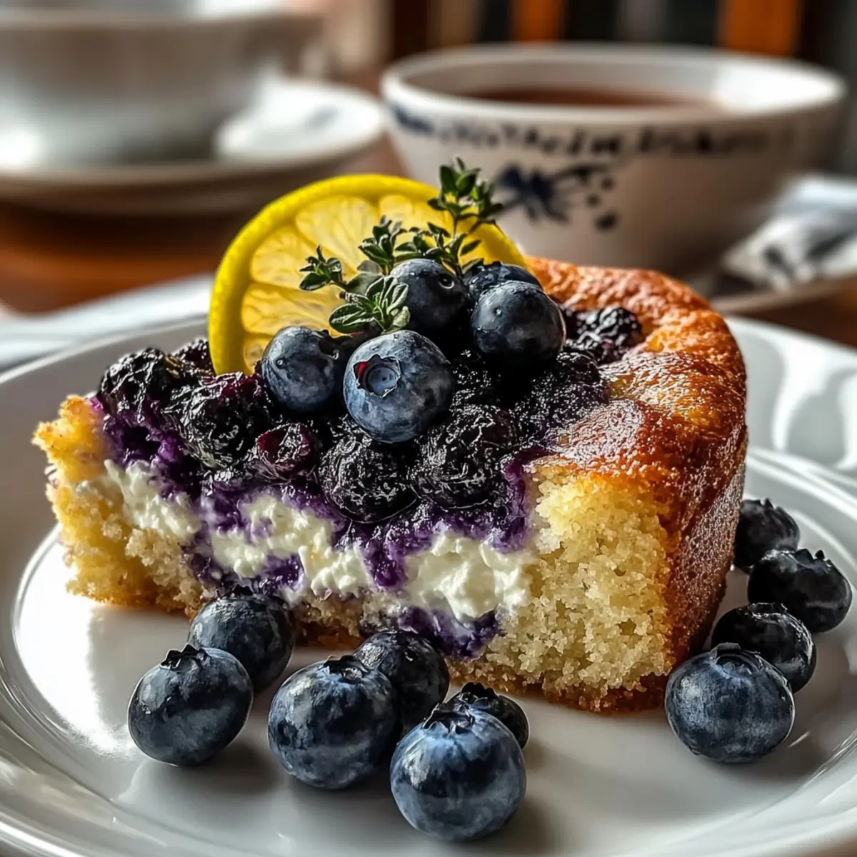 Lemon Blueberry Breakfast Bake with Cottage Cheese Bliss