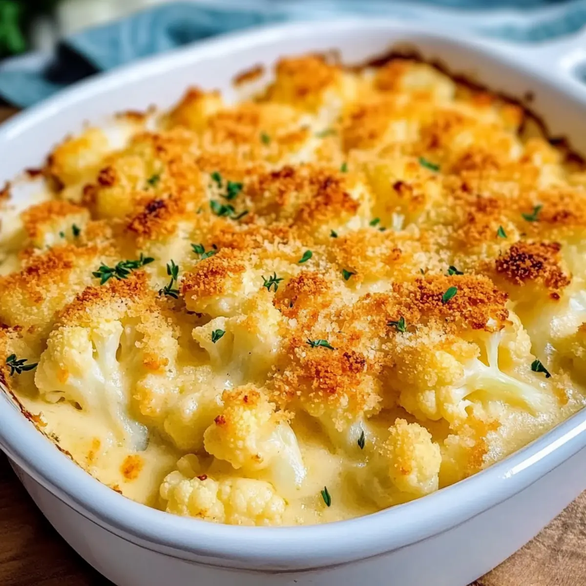 Creamy Cauliflower Au Gratin That Comforts and Delights