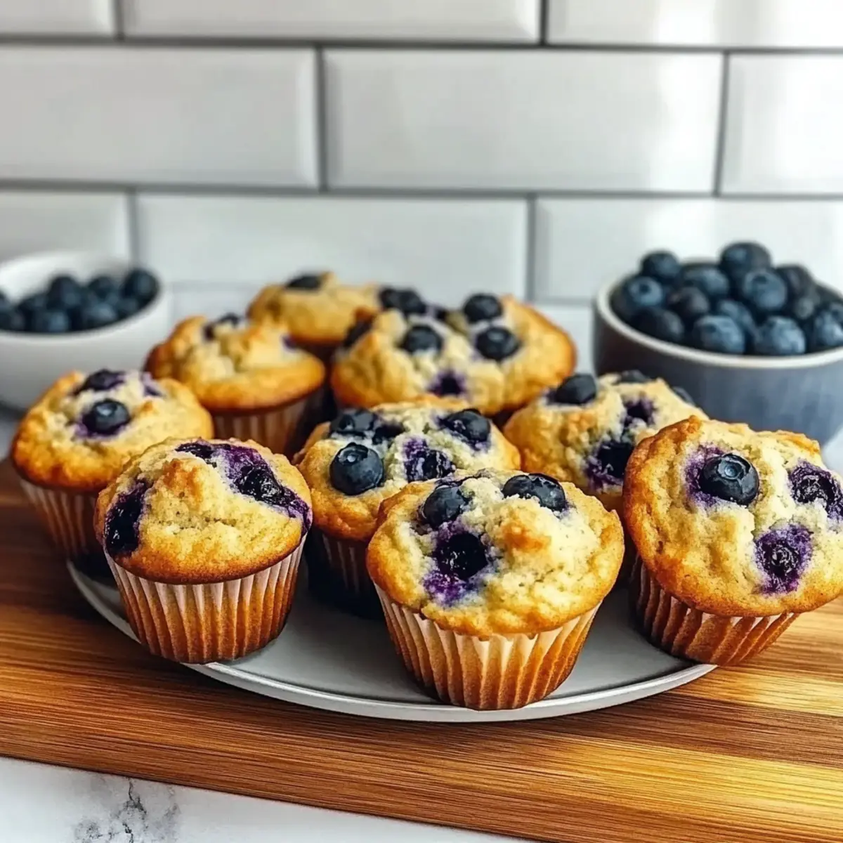 Delicious Blueberry Cottage Cheese Muffins for a Healthy Treat