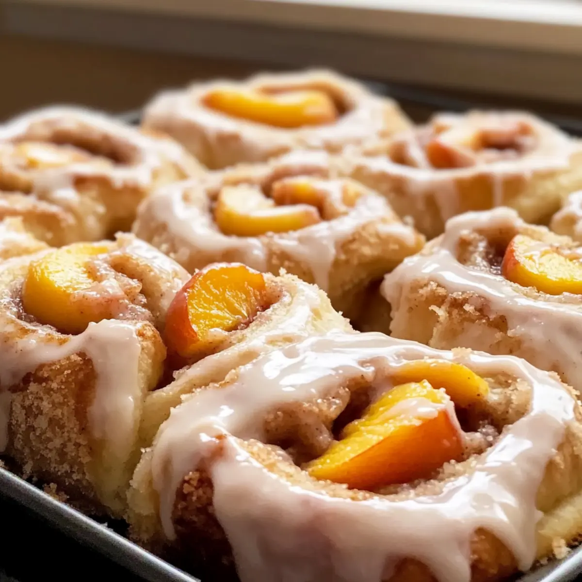 Irresistible Peach Cobbler Cinnamon Rolls for Southern Comfort