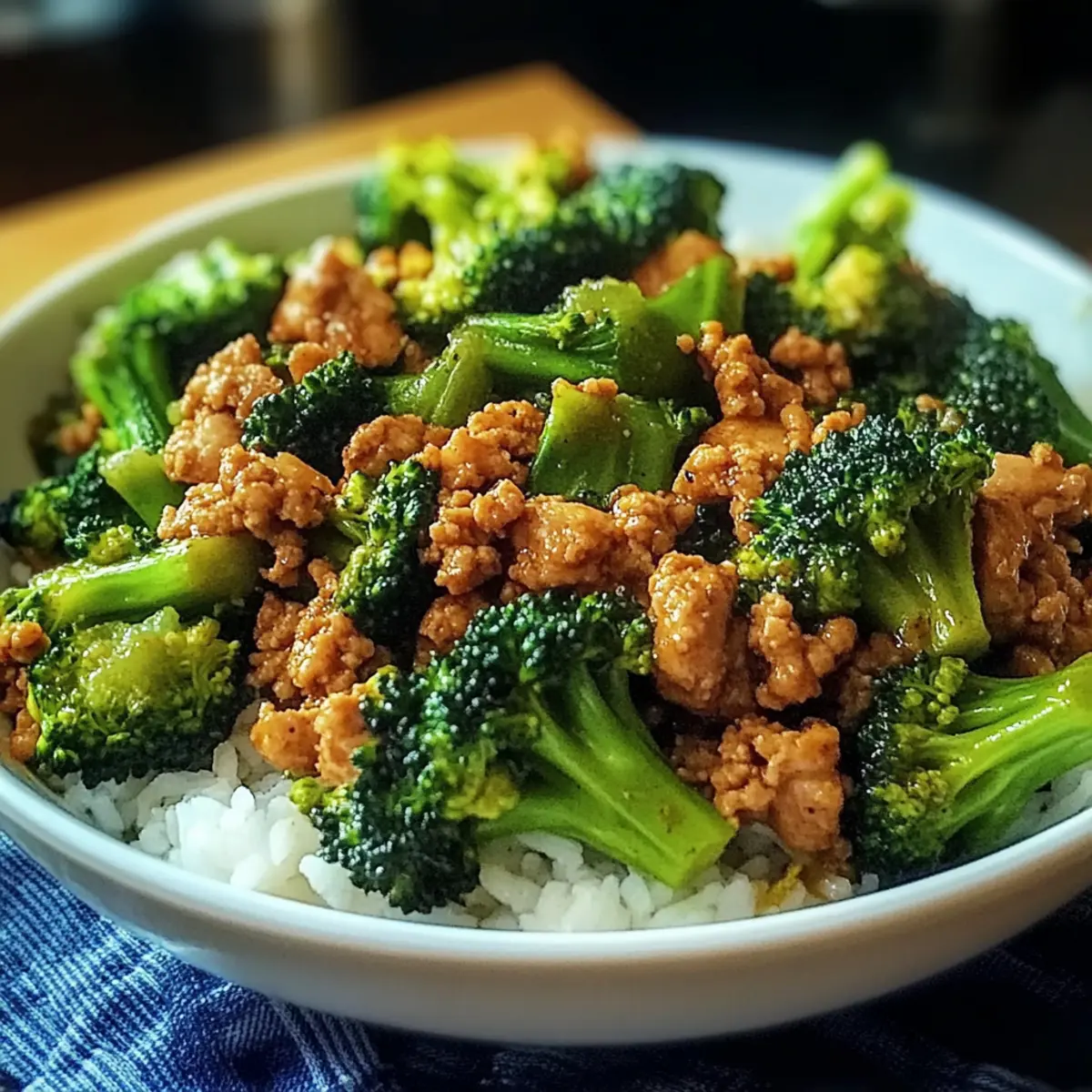 Savory Ground Chicken & Broccoli Stir Fry in 25 Minutes