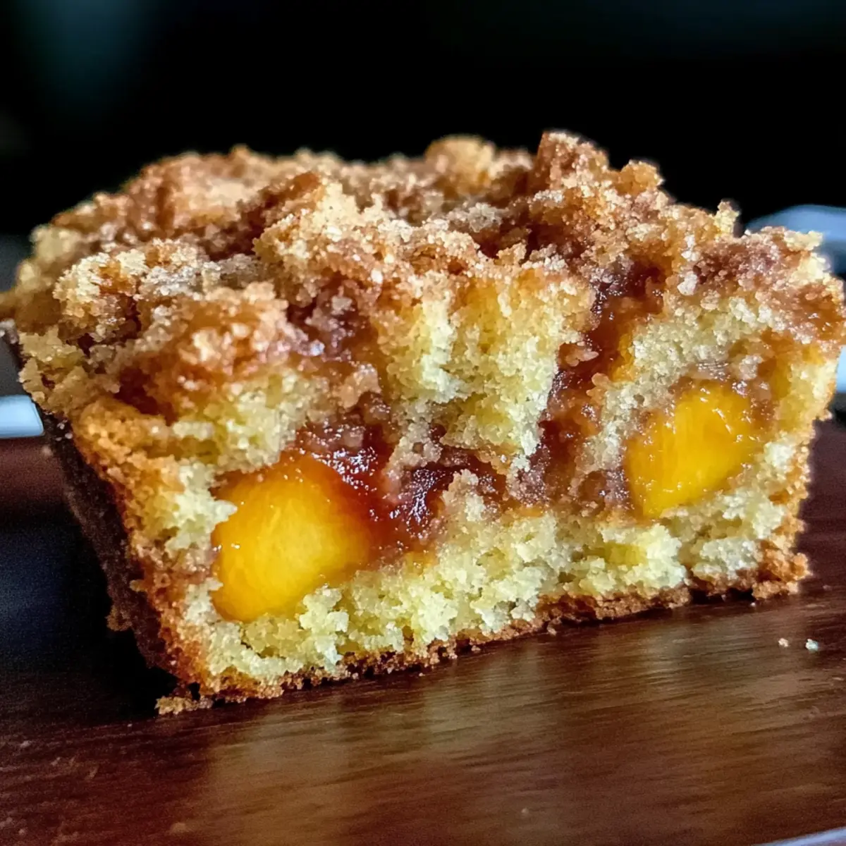 Irresistible Peach Streusel Coffee Cake for Cozy Mornings