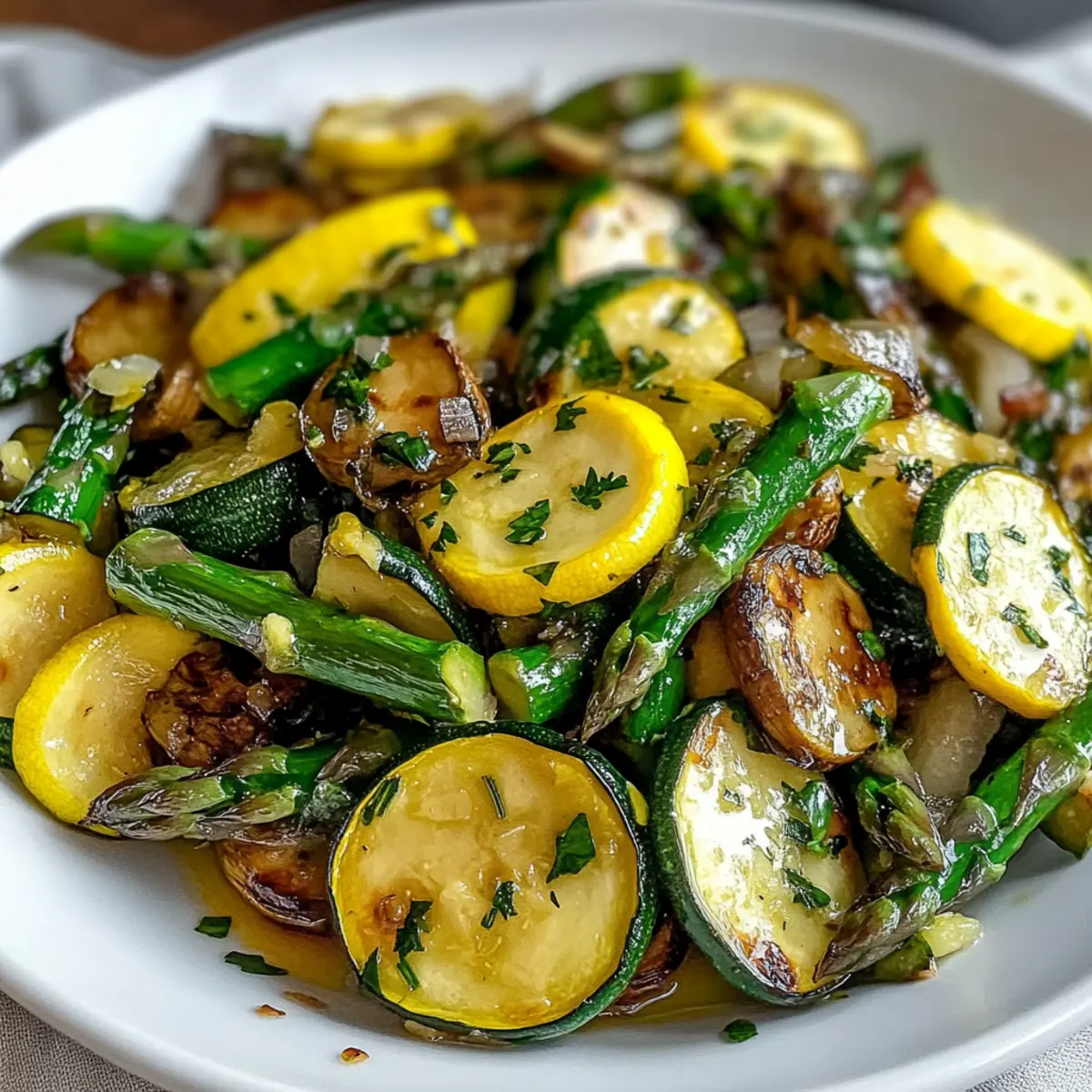 Delicious Asparagus with Zucchini and Squash for Quick Meals