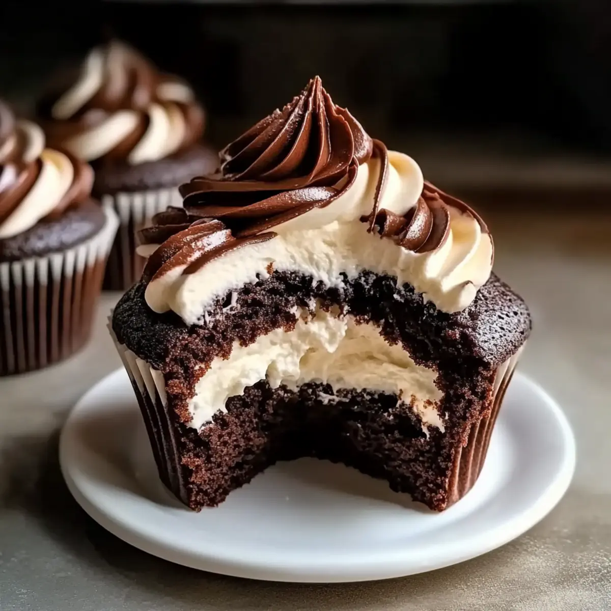 Decadent Chocolate Coffee Cream Cupcakes You Can’t Resist