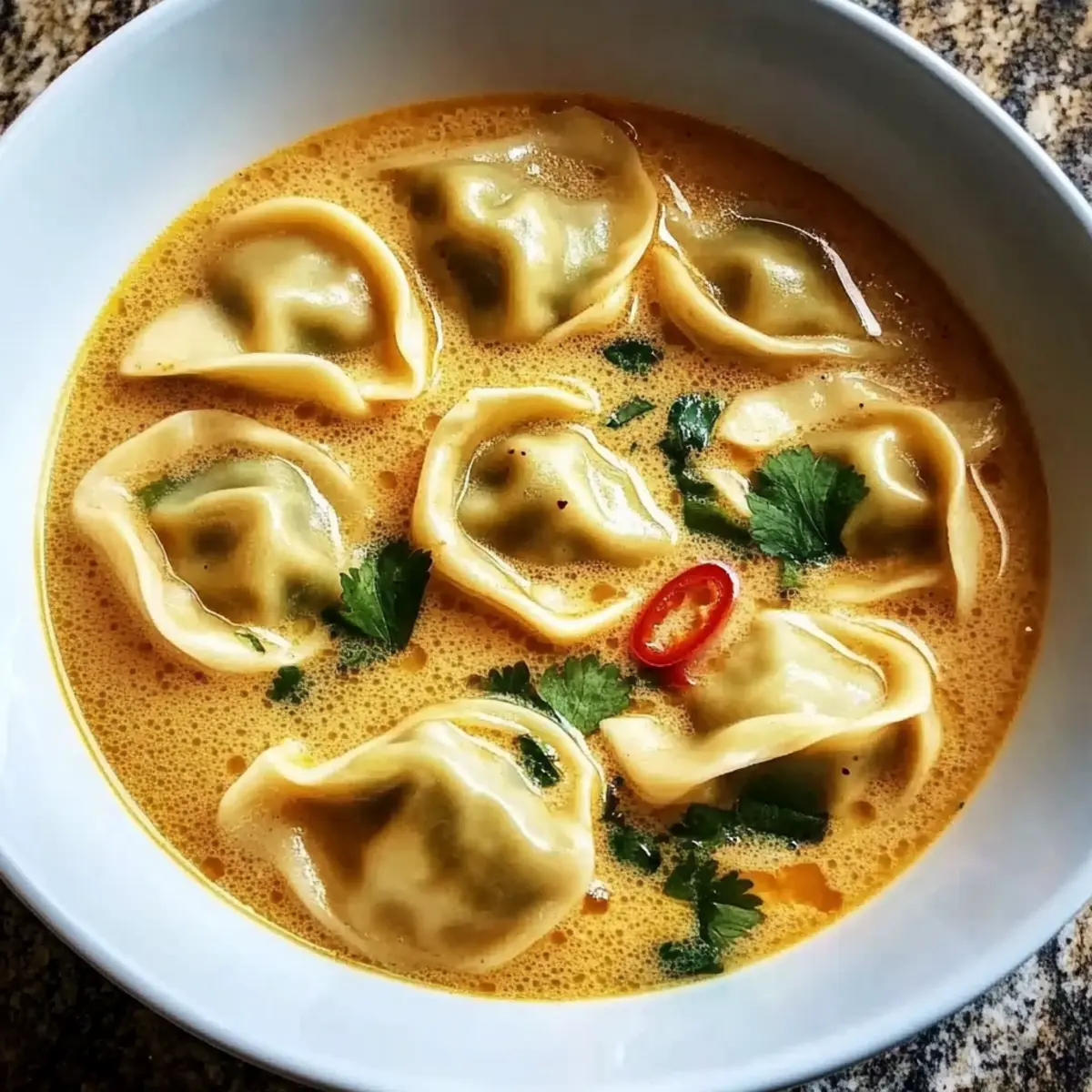 Creamy Thai Dumpling Soup That Will Warm Your Soul