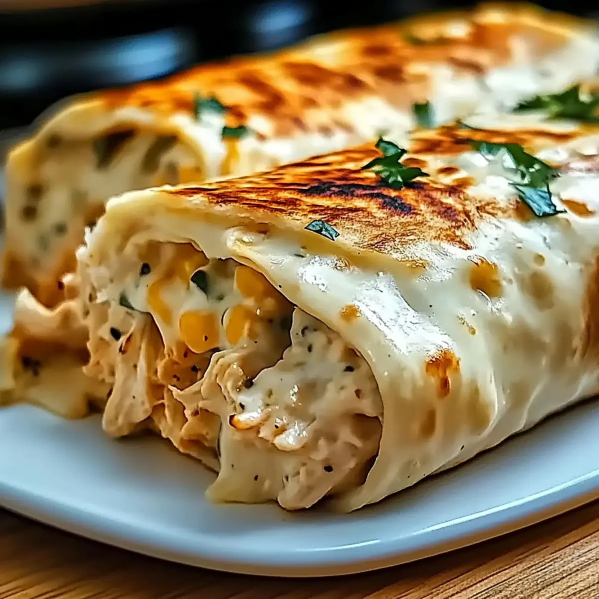 Cheesy Garlic Chicken Wraps: Your New Comfort Food Favorite