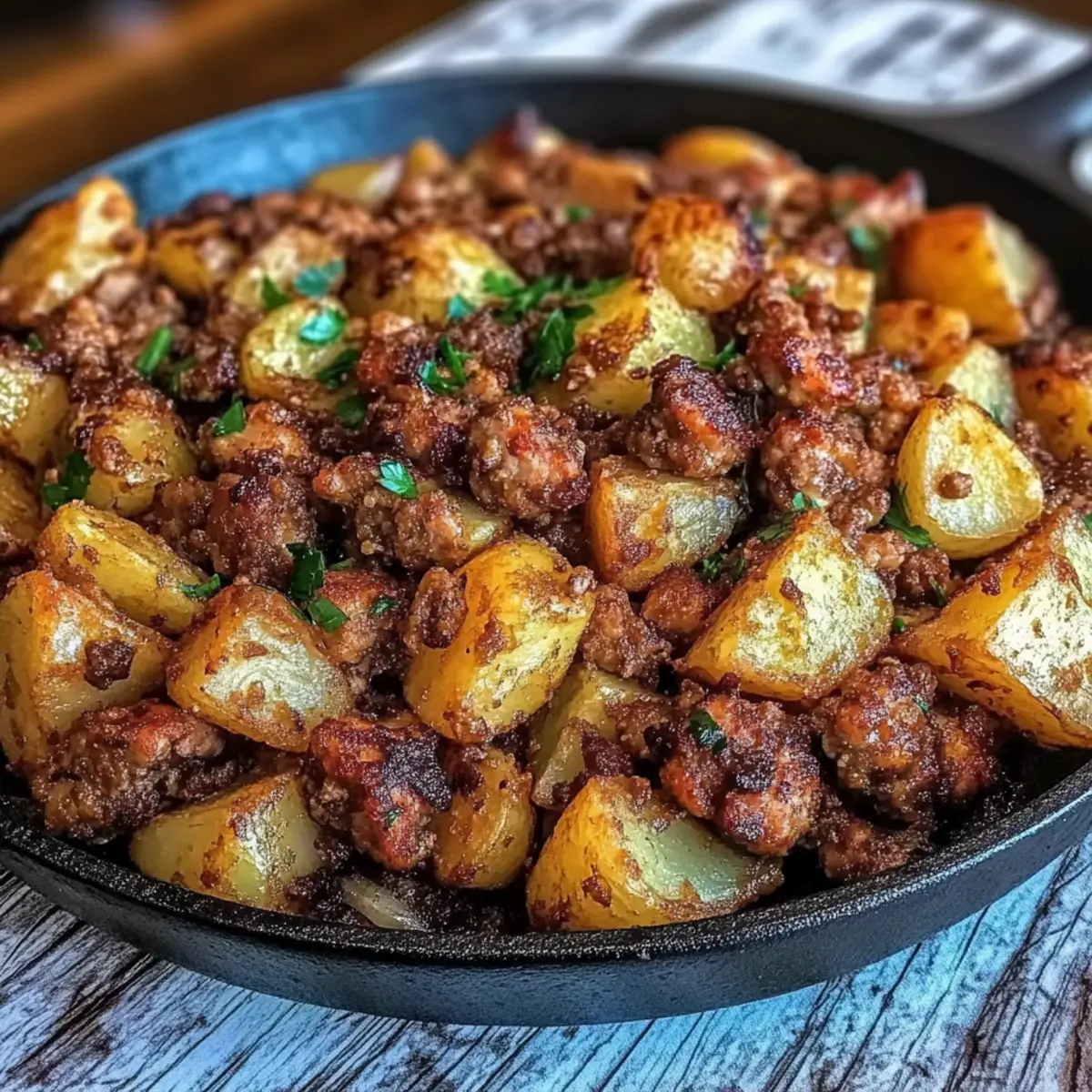 One-Skillet Ground Turkey Potato: Quick, Cozy Dinner Magic