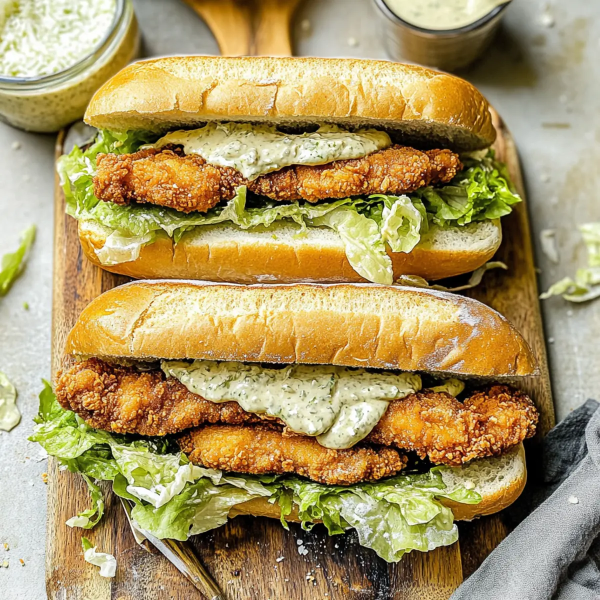 Savory Chicken Caesar Sandwiches in Under 30 Minutes
