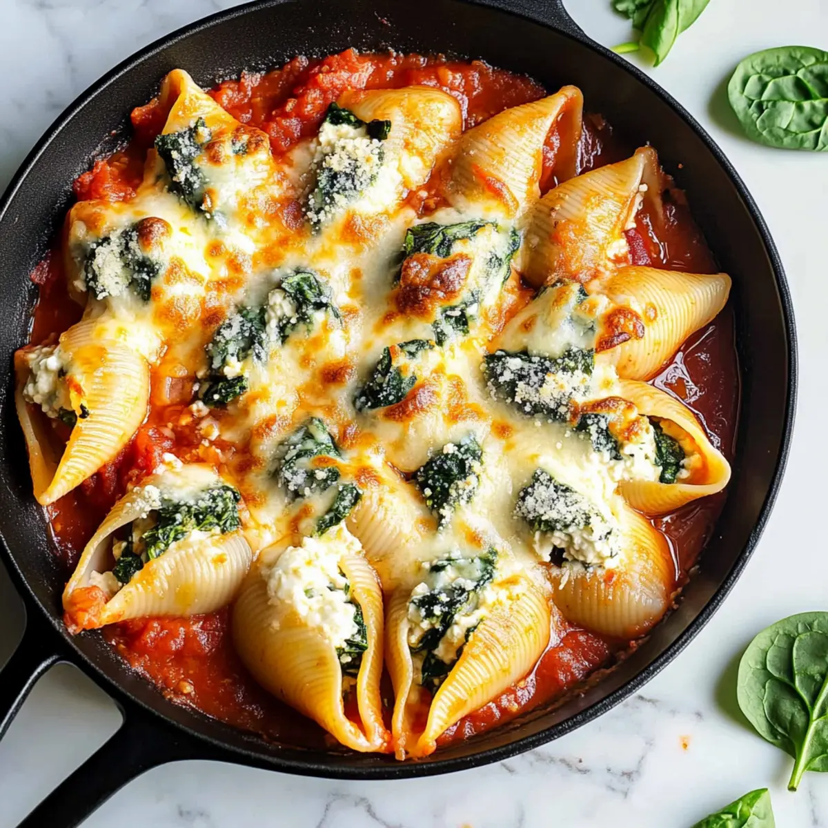 Delicious Spinach Ricotta Stuffed Shells – Comfort Made Easy