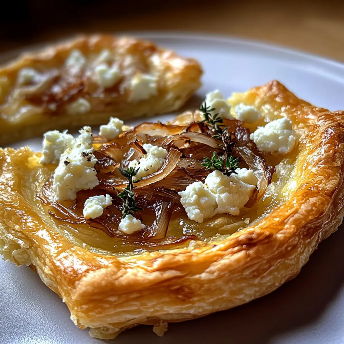 Caramelized Onion and Goat Cheese Tarts for Cozy Nights