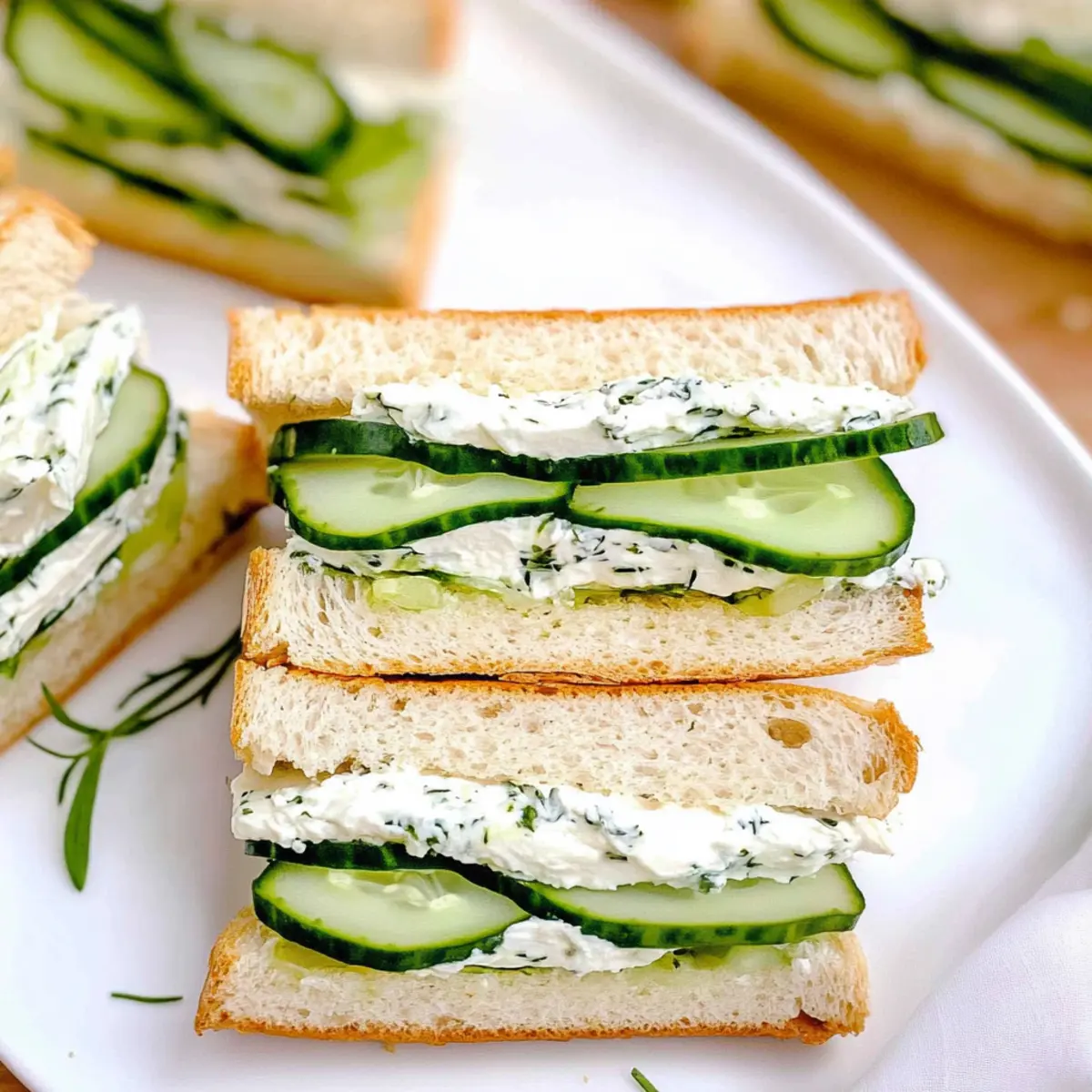 Delicious Cucumber Sandwiches Recipe for Refreshing Snacking