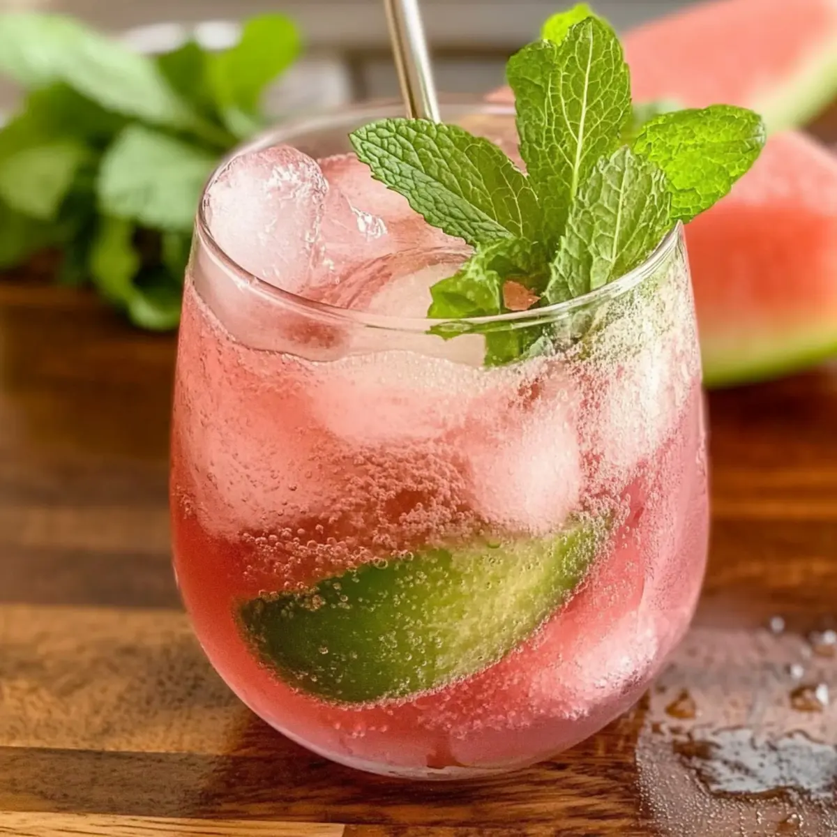 Refreshing Watermelon Lime Mint Mocktails for Summer Bliss