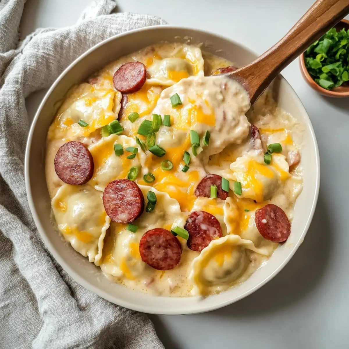 Crockpot Pierogi Casserole with Kielbasa for Cozy Nights