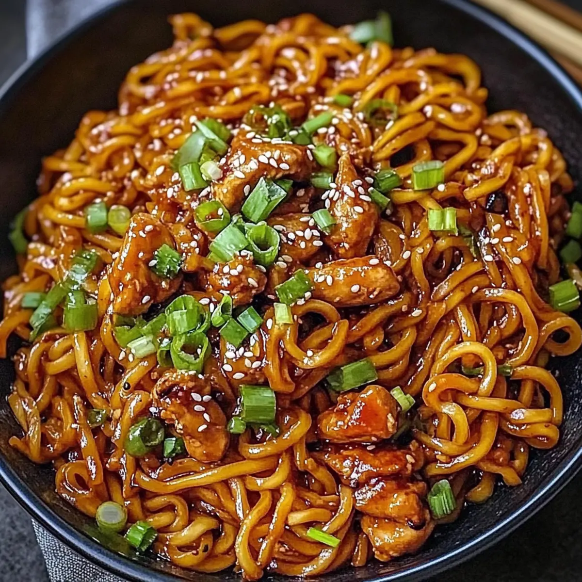 Korean Spicy Chicken Noodles: A Flavorful Comfort Bowl