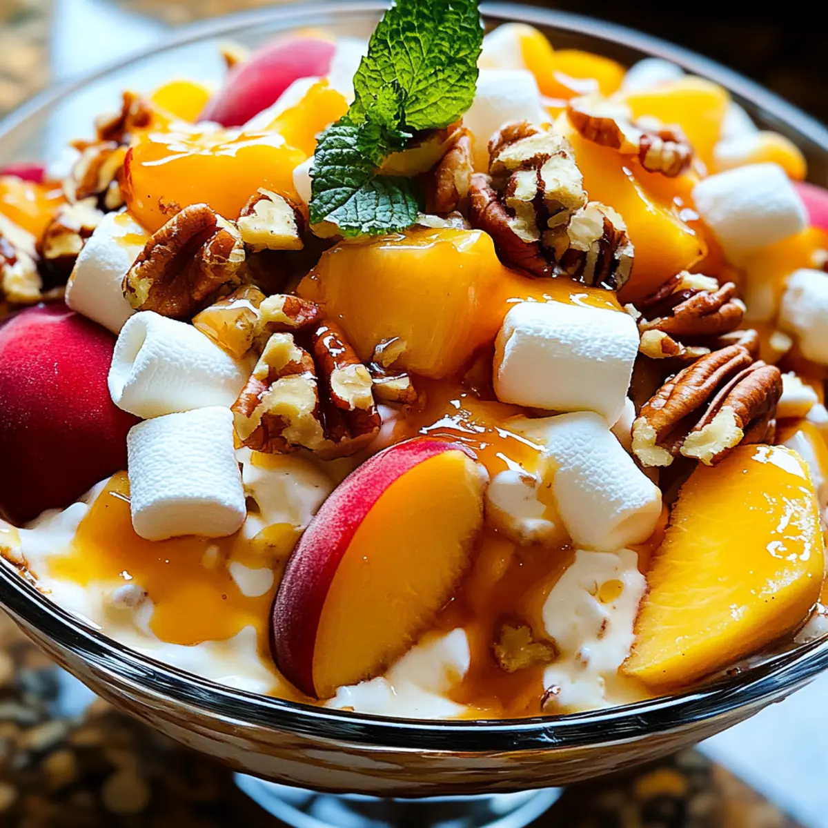 Millionaire Peach Salad Recipe: A Creamy No-Bake Delight