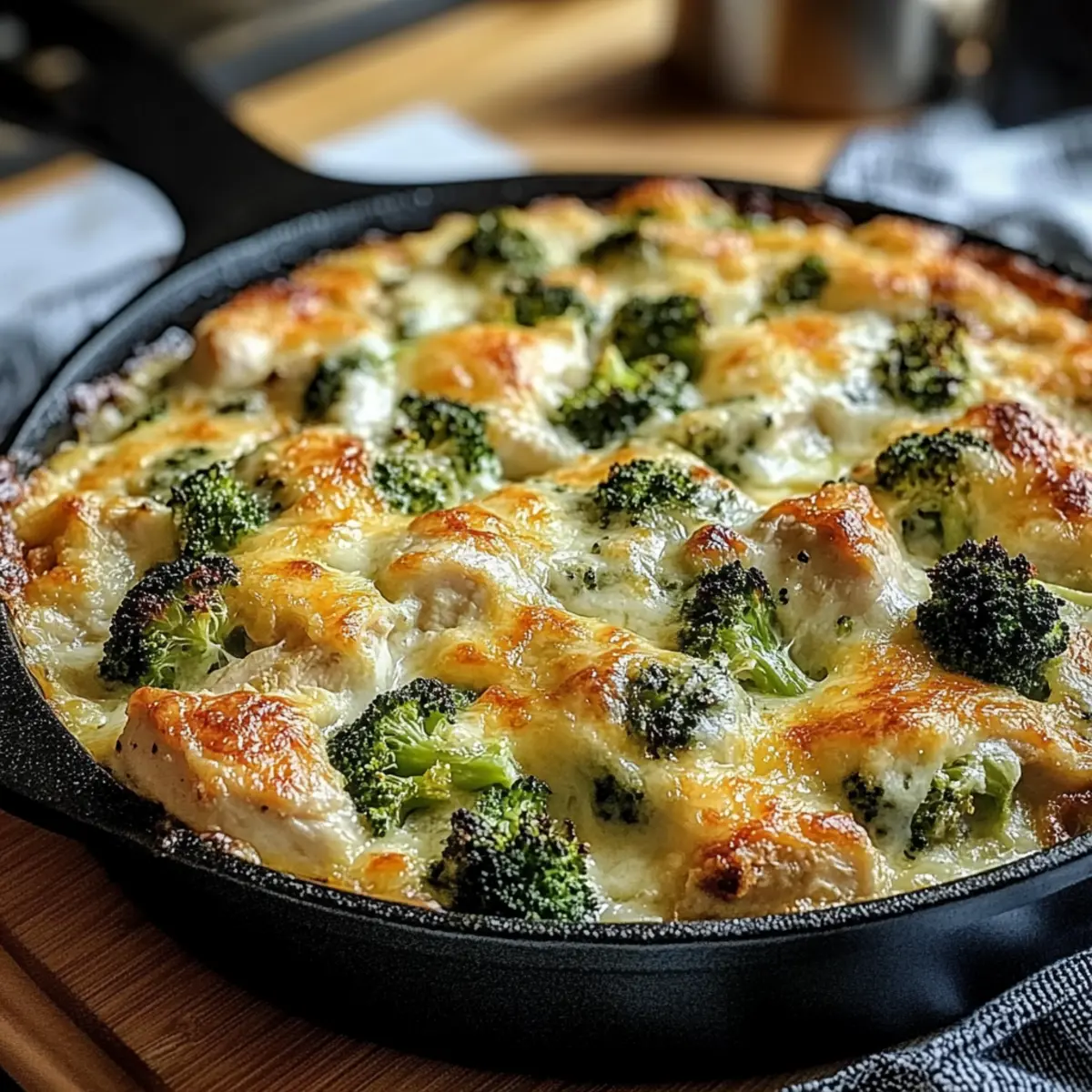 Keto Chicken Alfredo Broccoli Bake: Guilt-Free Comfort Dish