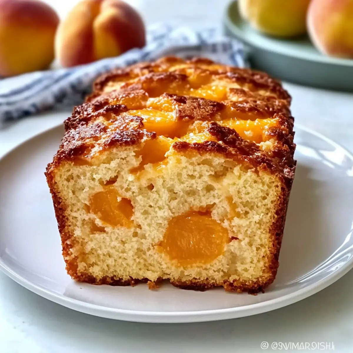 Old Fashioned Sweet Peach Bread That'll Wow Your Summer Guests