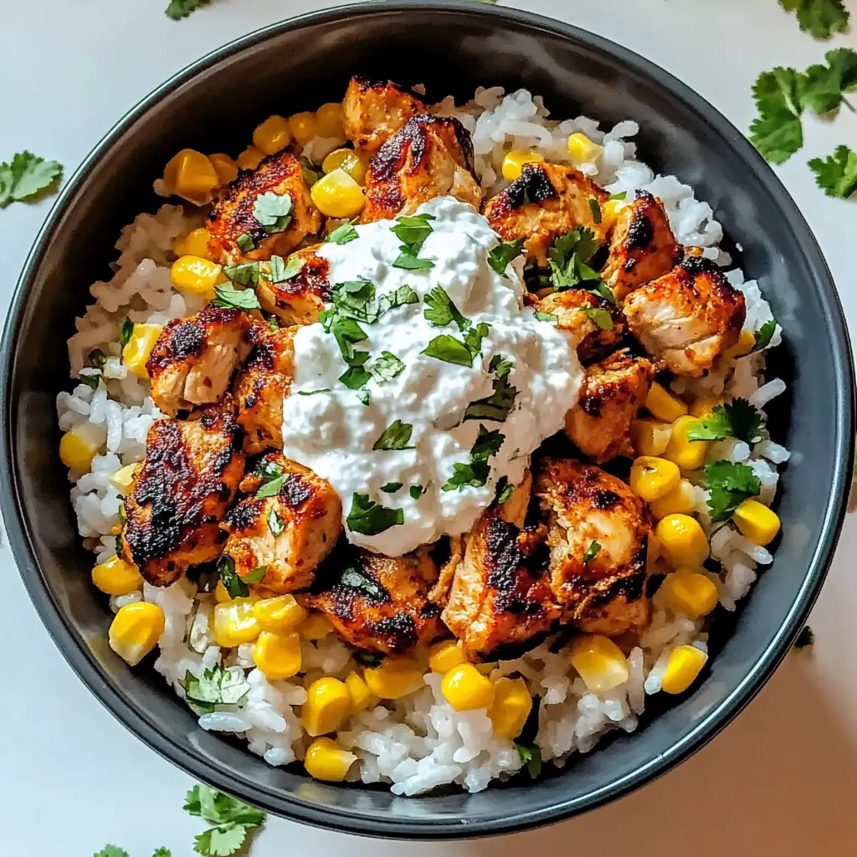 Street Corn Chicken Rice Bowl: A Flavorful Weeknight Feast