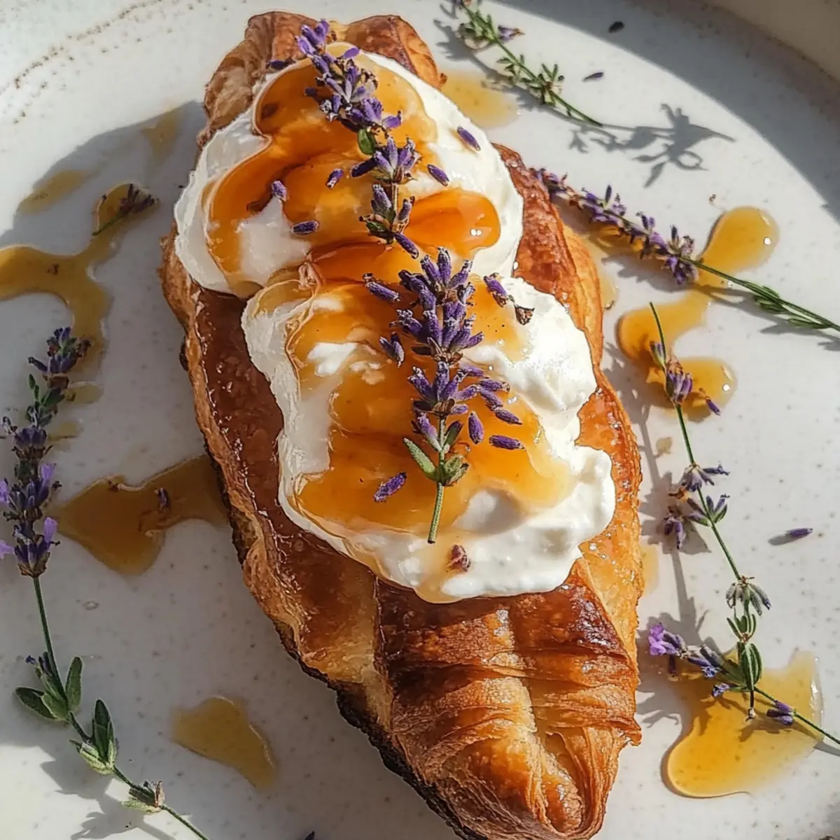 Whipped Ricotta with Honey Croissants for Effortless Indulgence