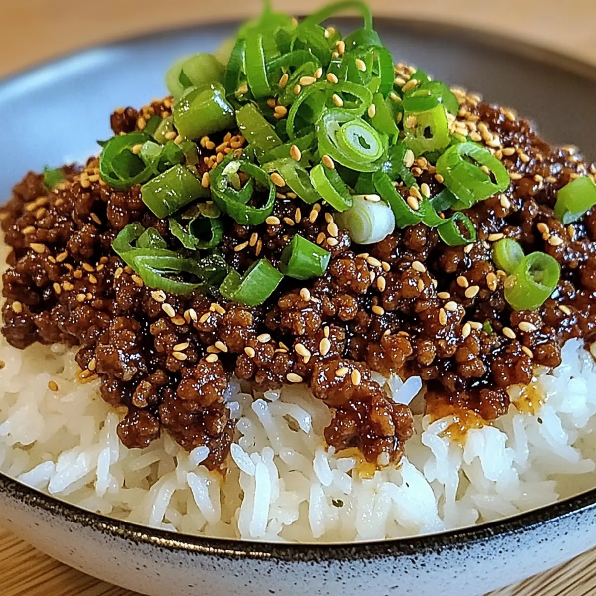 Crispy Honey Garlic Ground Beef Rice Bowl for Quick Comfort