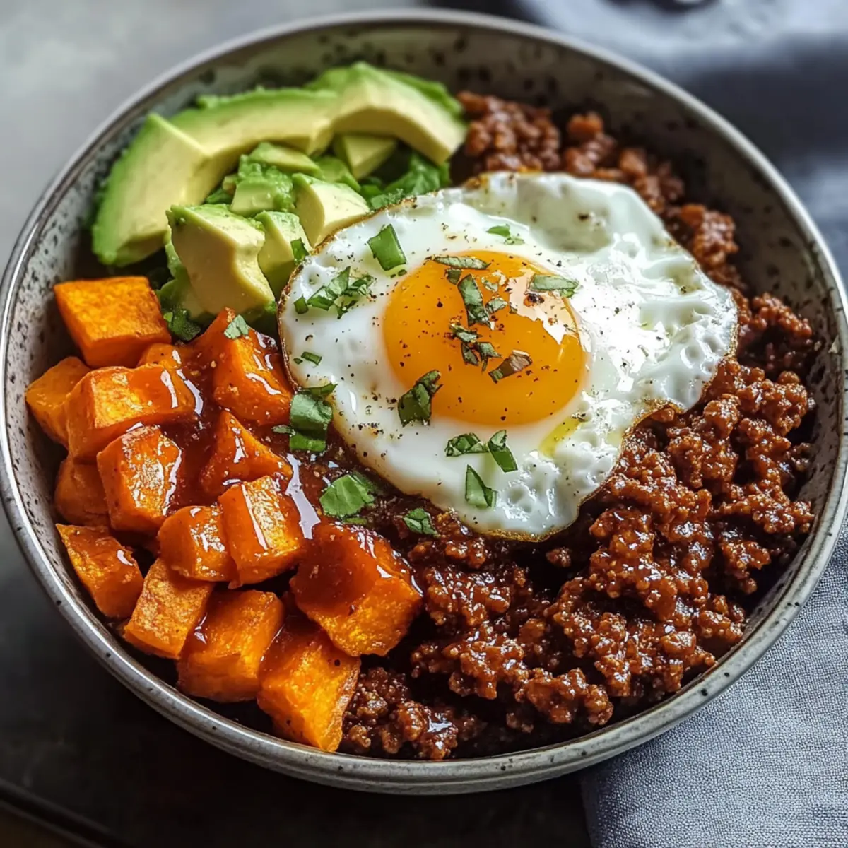 Sweet and Spicy Hot Honey Ground Beef Bowls You’ll Love